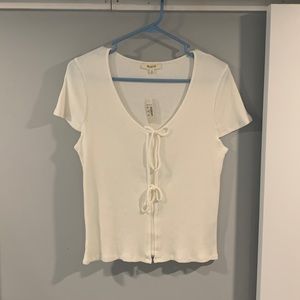 White madewell shirt